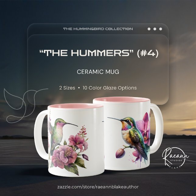 The Hummers (#4) Hummingbirds Ceramic Mug (Creator Uploaded)