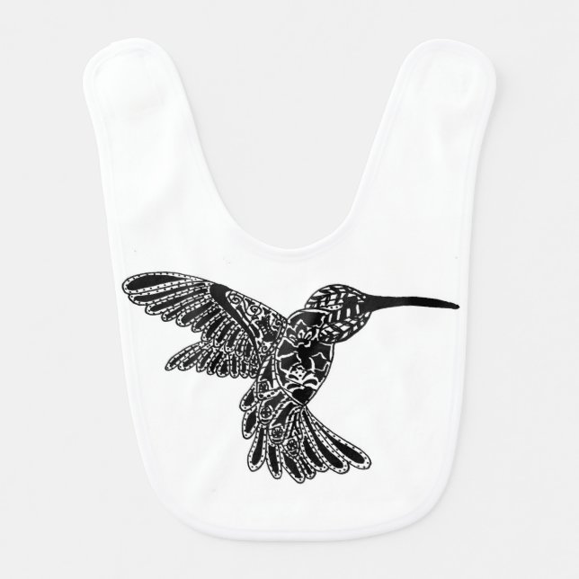 The Hummingbird Baby Bib (Front)