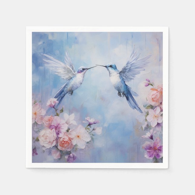 The Hummingbird Design Series 10 Napkins (Front)