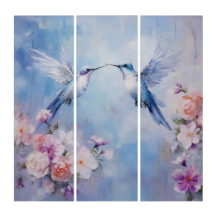 The Hummingbird Design Series 10 Triptych