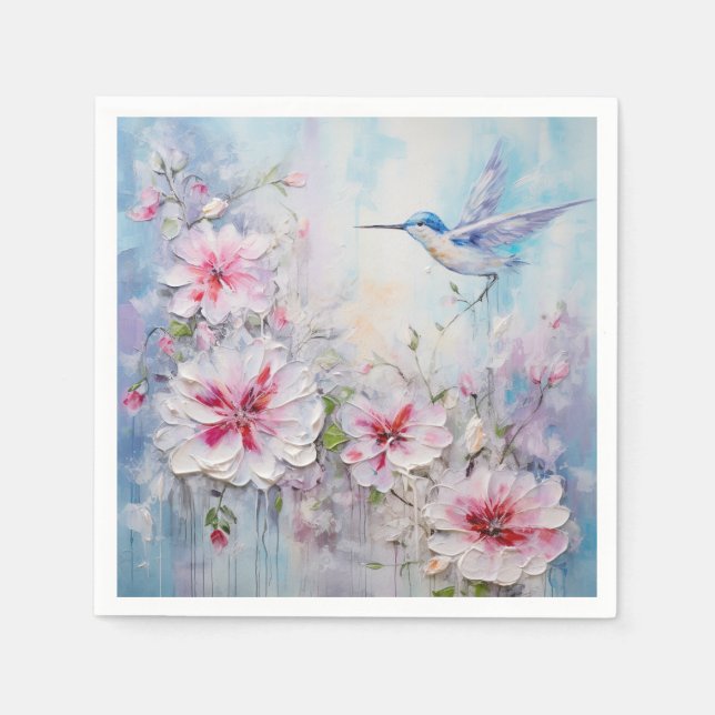 The Hummingbird Design Series 11 Napkins (Front)