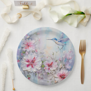 The Hummingbird Design Series 11 Paper Plates