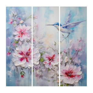 The Hummingbird Design Series 11 Triptych
