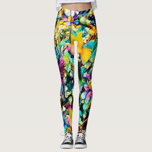 The Hummingbird Garden - Ladies Women Leggings