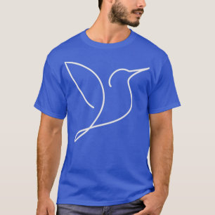 The hummingbird one line drawing T-Shirt