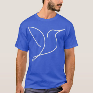 The hummingbird one line drawing T-Shirt