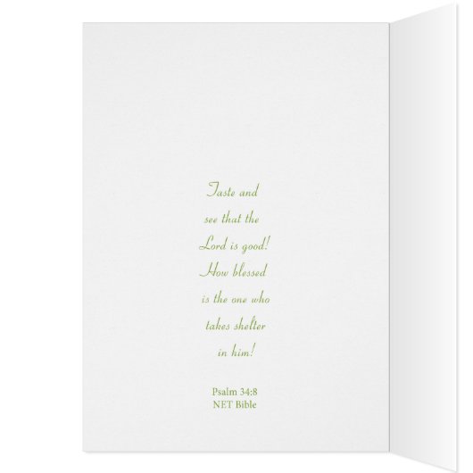 The Hummingbird - Psalms 34:8 NET (Inside (Left))