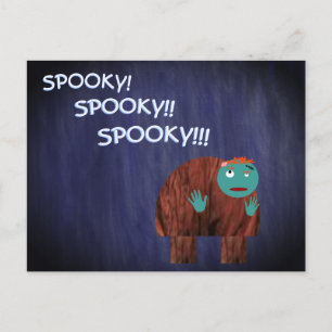 The Hunchback as a Zombie Holiday Postcard