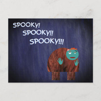 The Hunchback as a Zombie Holiday Postcard