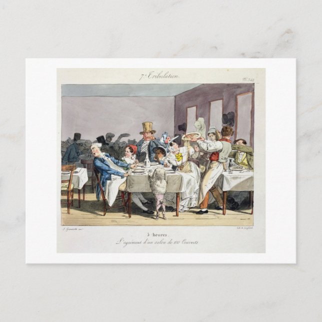 The hundred-seater restaurant: 5 o'clock, from 'Su Postcard (Front)