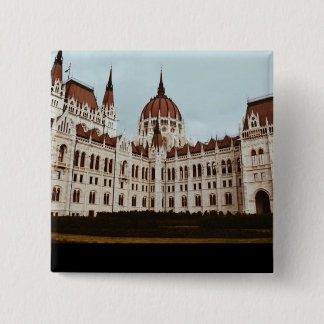 The Hungarian Parliament, Budapest, Hungary Button