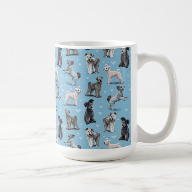 The Hungarian Pumi dog Coffee Mug (Right)