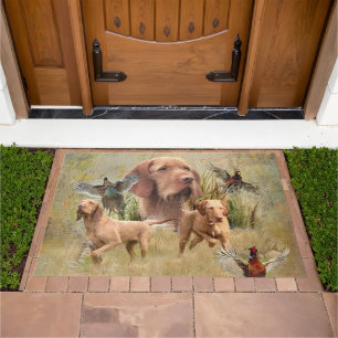 The Hungarian Wirehaired Vizsla Doormat