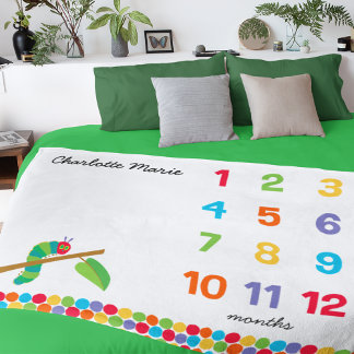 The Hungry Caterpillar | Baby Monthly Milestone Fleece Blanket