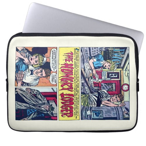 The Hungry Lodger Vintage 1950s Horror Comics Laptop Sleeve