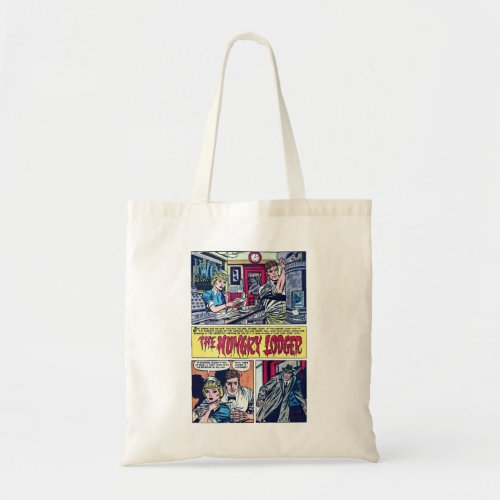 The Hungry Lodger Vintage 1950s Horror Comics Tote Bag