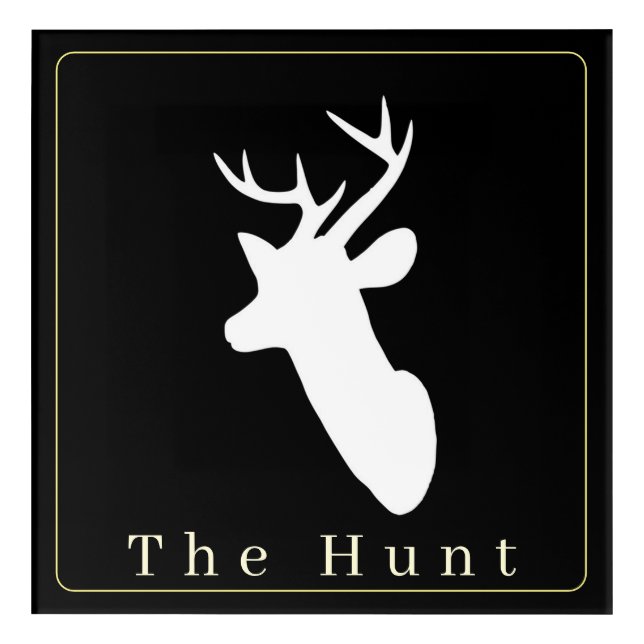 The Hunt A Display of the Hunters Trophy  Acrylic Print (Front)