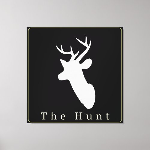 The Hunt A Display of the Hunters Trophy Canvas Print