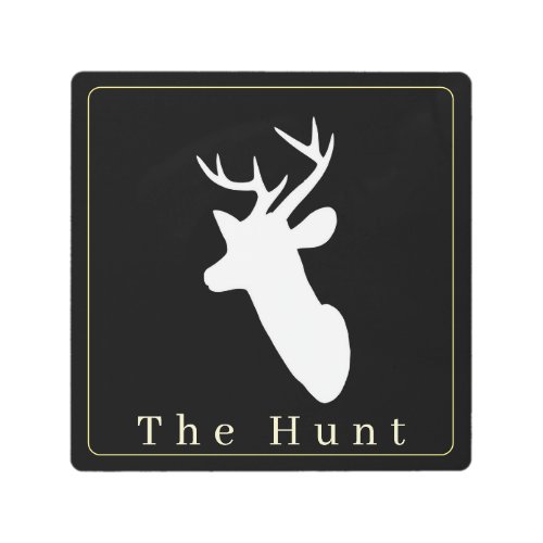 The Hunt A Display of the Hunters Trophy  Metal Print