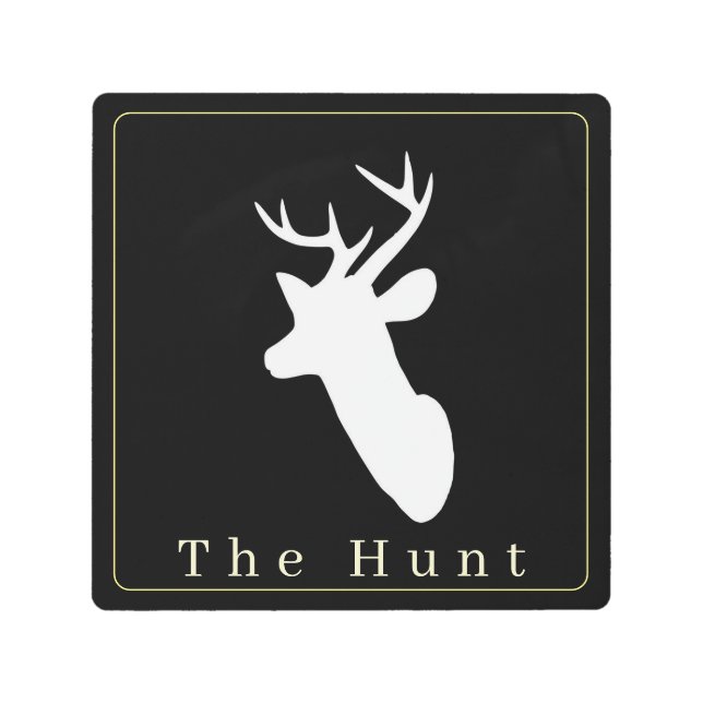 The Hunt A Display of the Hunters Trophy  Metal Print (Front)