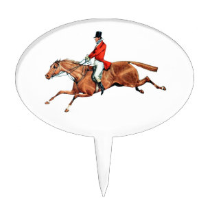 The Hunt Illustration Cake Topper