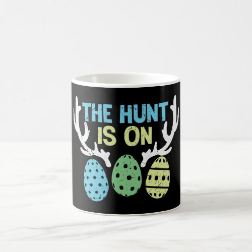 The Hunt Is On Cute Easter Day Coffee Mug
