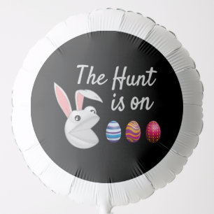 The hunt is on Easter Bunny Egg Hunt Balloon