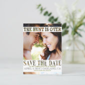 The Hunt is Over Camo Save The Date Announcement (Standing Front)