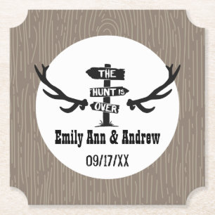 The Hunt is Over Paper Coaster