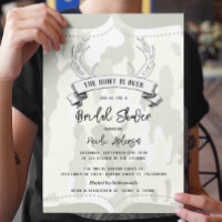 "The Hunt is Over" Rustic Camo Bridal Shower