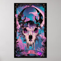 The Hunt Tarot Card Witchy Poster