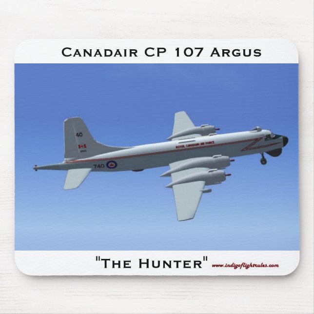 The Hunter, Canadair CP 107 Argus Mouse Pad (Front)