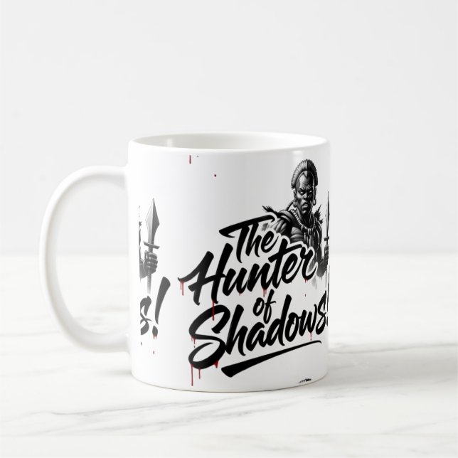 The_Hunter_of_Shadows_Dark_Justice! Coffee Mug (Left)