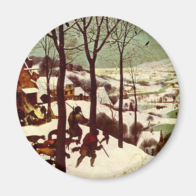 The Hunters in the Snow - 1565 Magnet (Front)