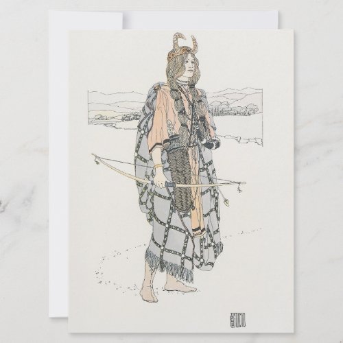 The Huntress by Ann Macbeth Card