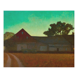 The Hupper Farm by Newell Convers Wyeth Faux Canvas Print