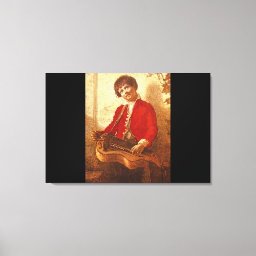 The Hurdy_Gurdy Boy_Groups and Figures Canvas Print