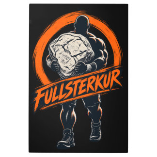 The Husafell Stone - Fullsterkur Metal Print