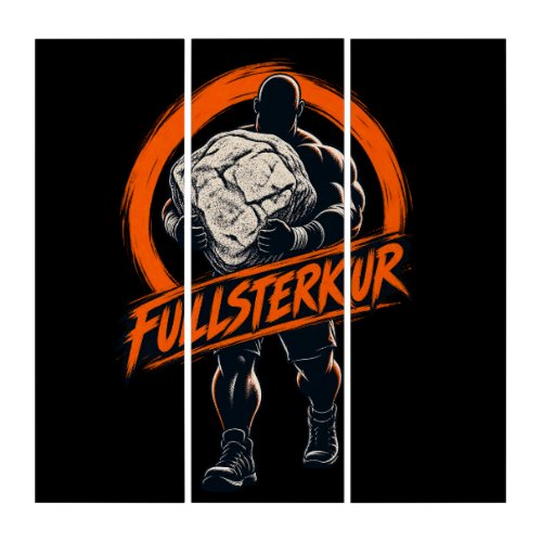 The Husafell Stone - Fullsterkur Triptych