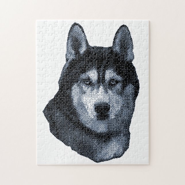 The Husky Is My Favorite Dog,Siberian Husky Jigsaw Puzzle (Vertical)