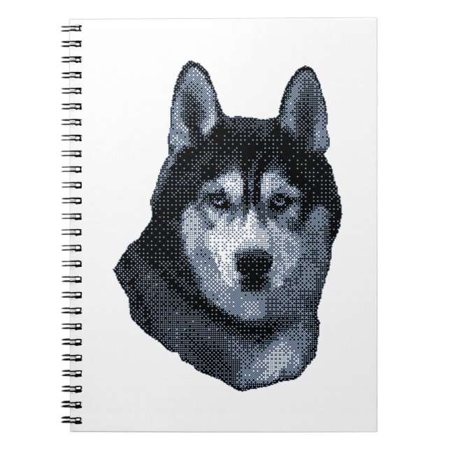 The Husky Is My Favorite Dog,Siberian Husky Notebook (Front)