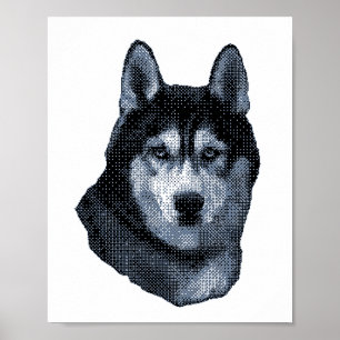 The Husky Is My Favorite Dog,Siberian Husky Poster