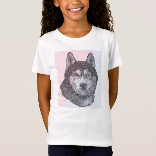 The Husky Is My Favorite DogSiberian Husky T_Shirt
