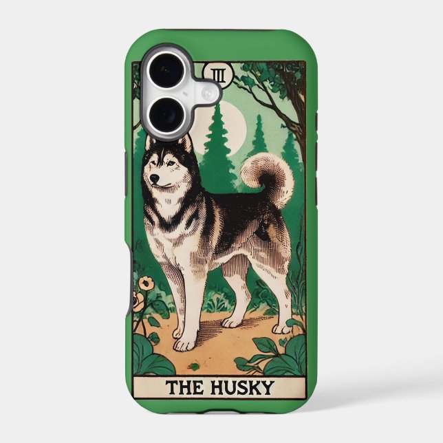 The Husky Tarot Card                               Iphone Case (Back)