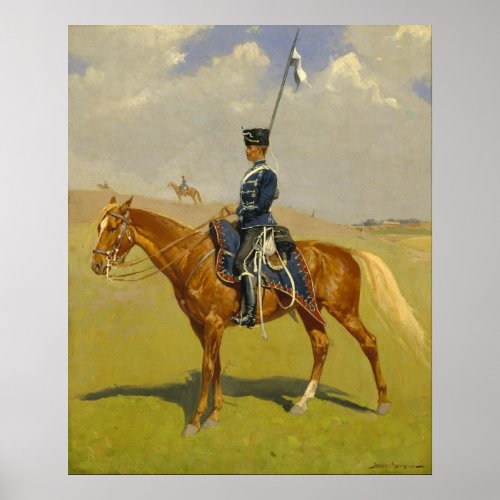 The Hussar Frederic Remington Poster