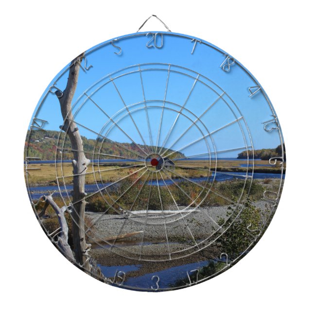 The Hut in Goose Cove Dart Board (Front)