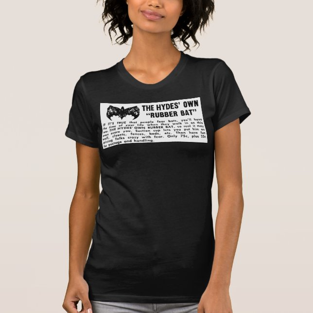 The Hydes Own Rubber Bat Grrly T-Shirt (Front)