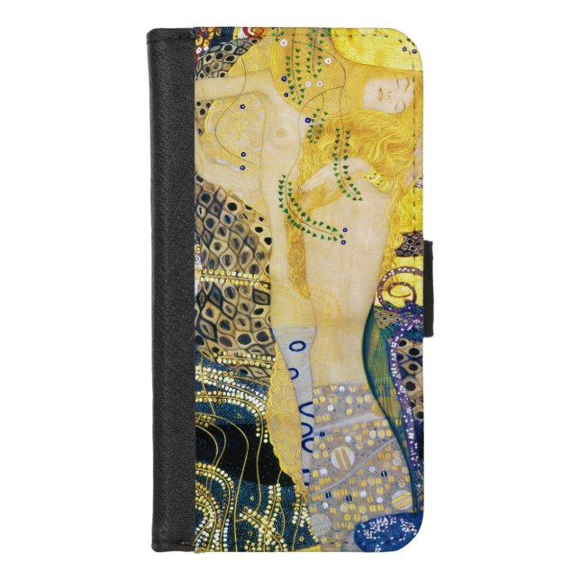 The Hydra, Gustav Klimt iPhone Wallet Case (Front)
