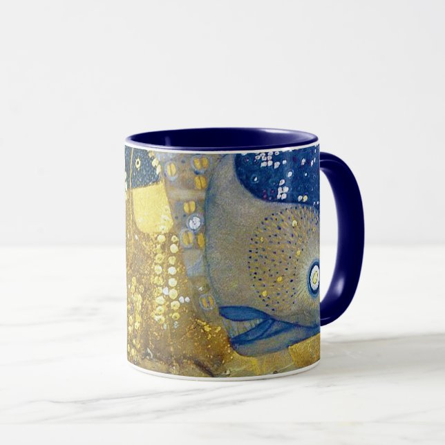 The Hydra, Gustav Klimt Mug (Front Right)
