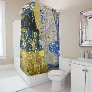 The Hydra, Gustav Klimt Shower Curtain